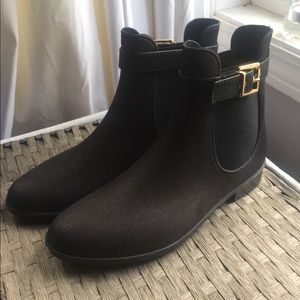 Black Waterproof Ankle Boots